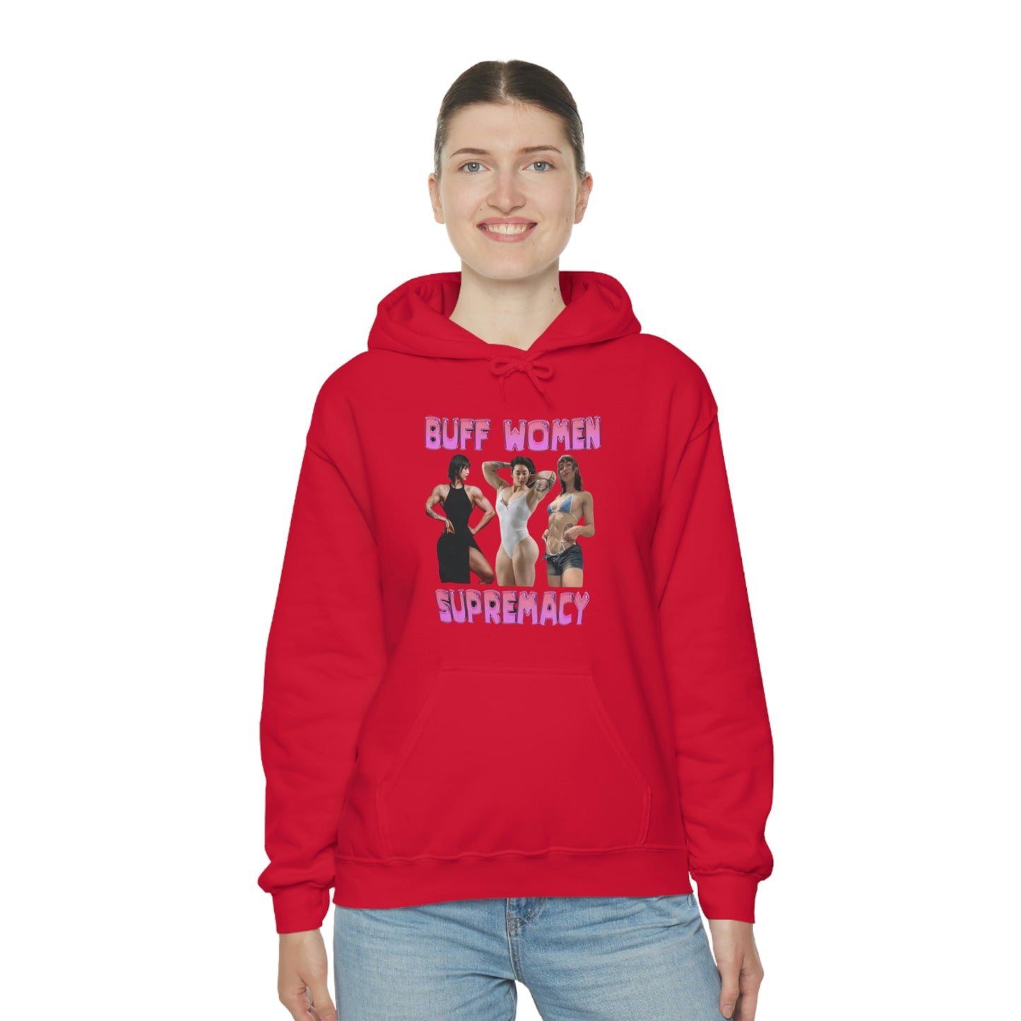 "Buff Woman Supremacy" Unisex Hooded Sweatshirt