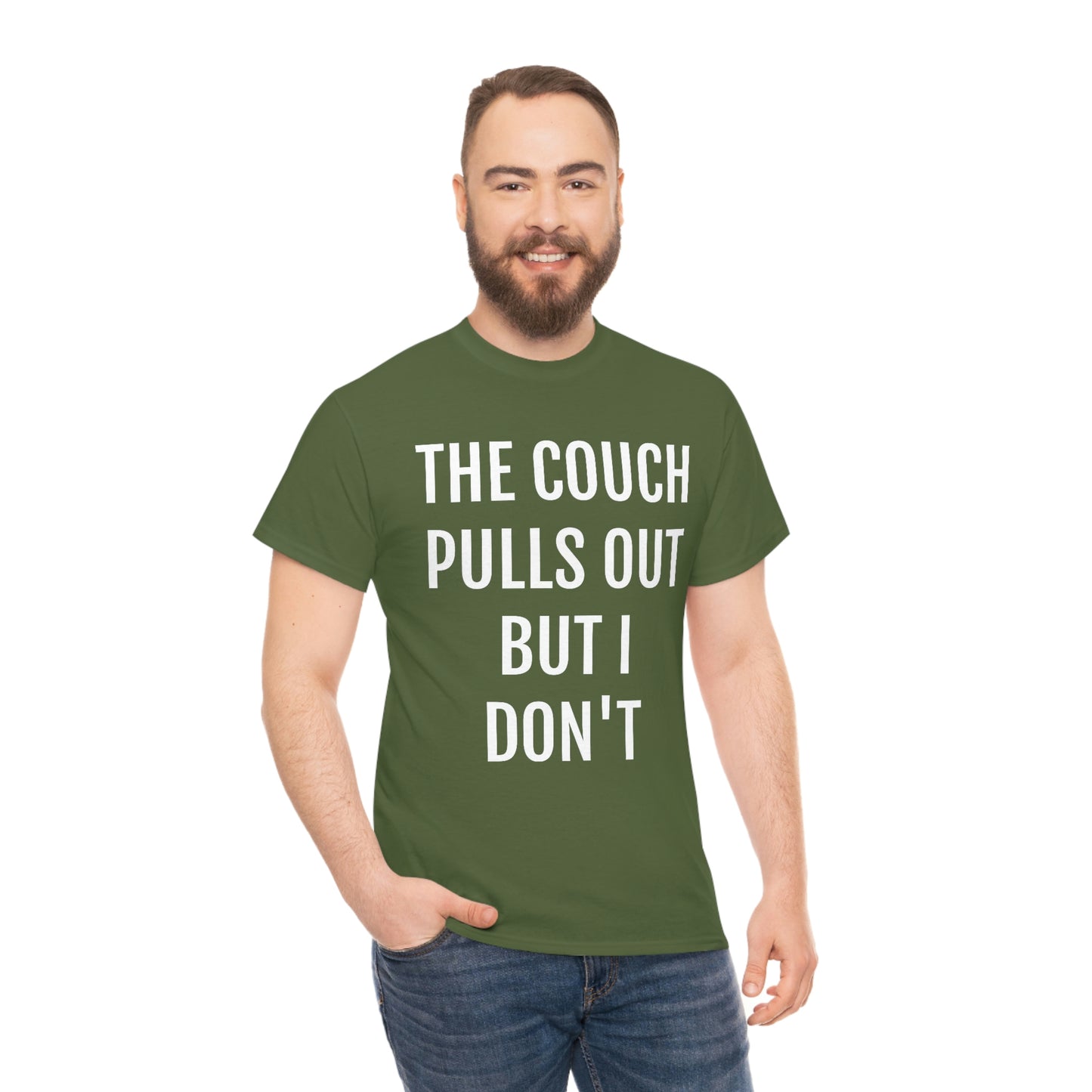 "The Couch Pulls Out" Unisex Cotton Tee