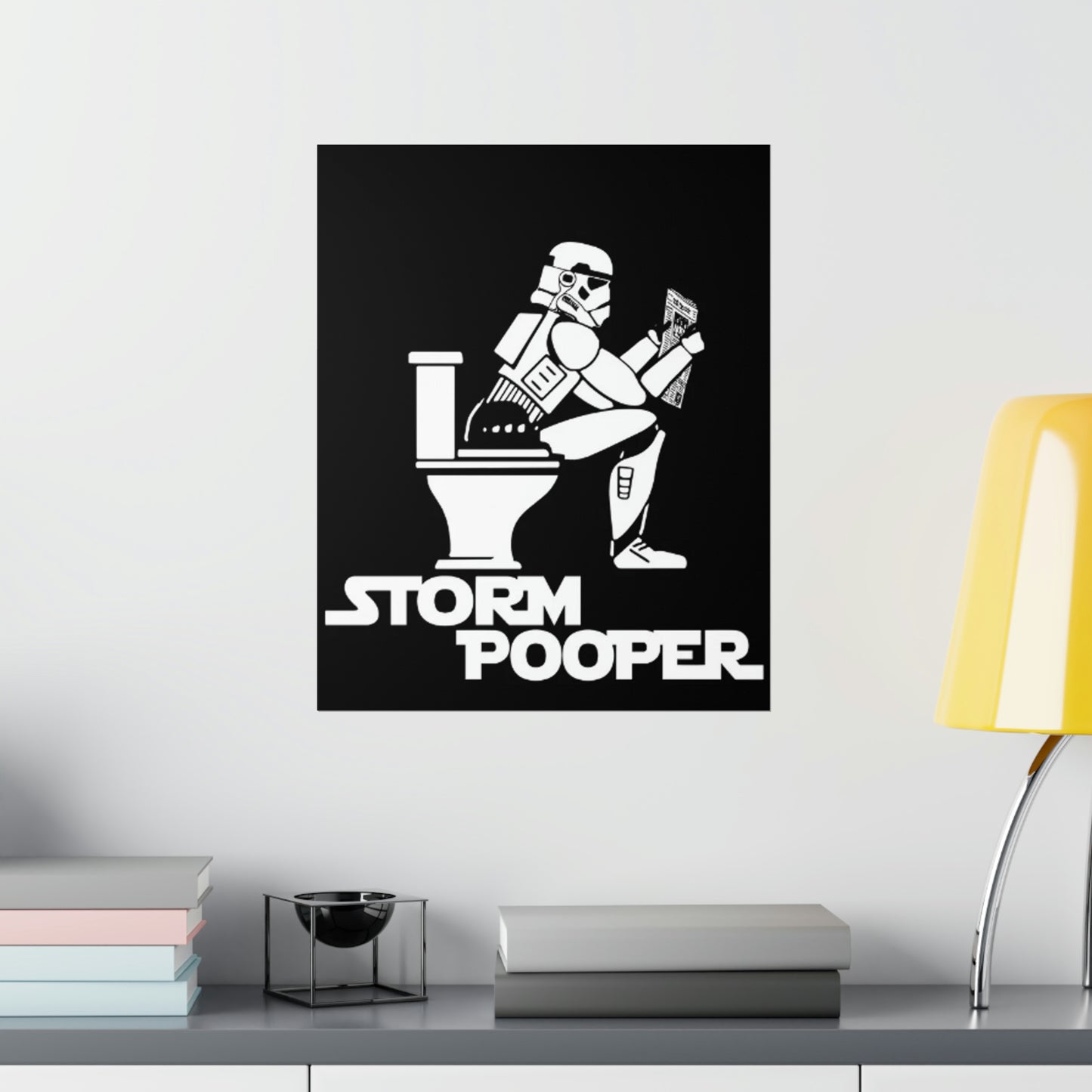 "Storm Pooper" Premium Matte Vertical Poster