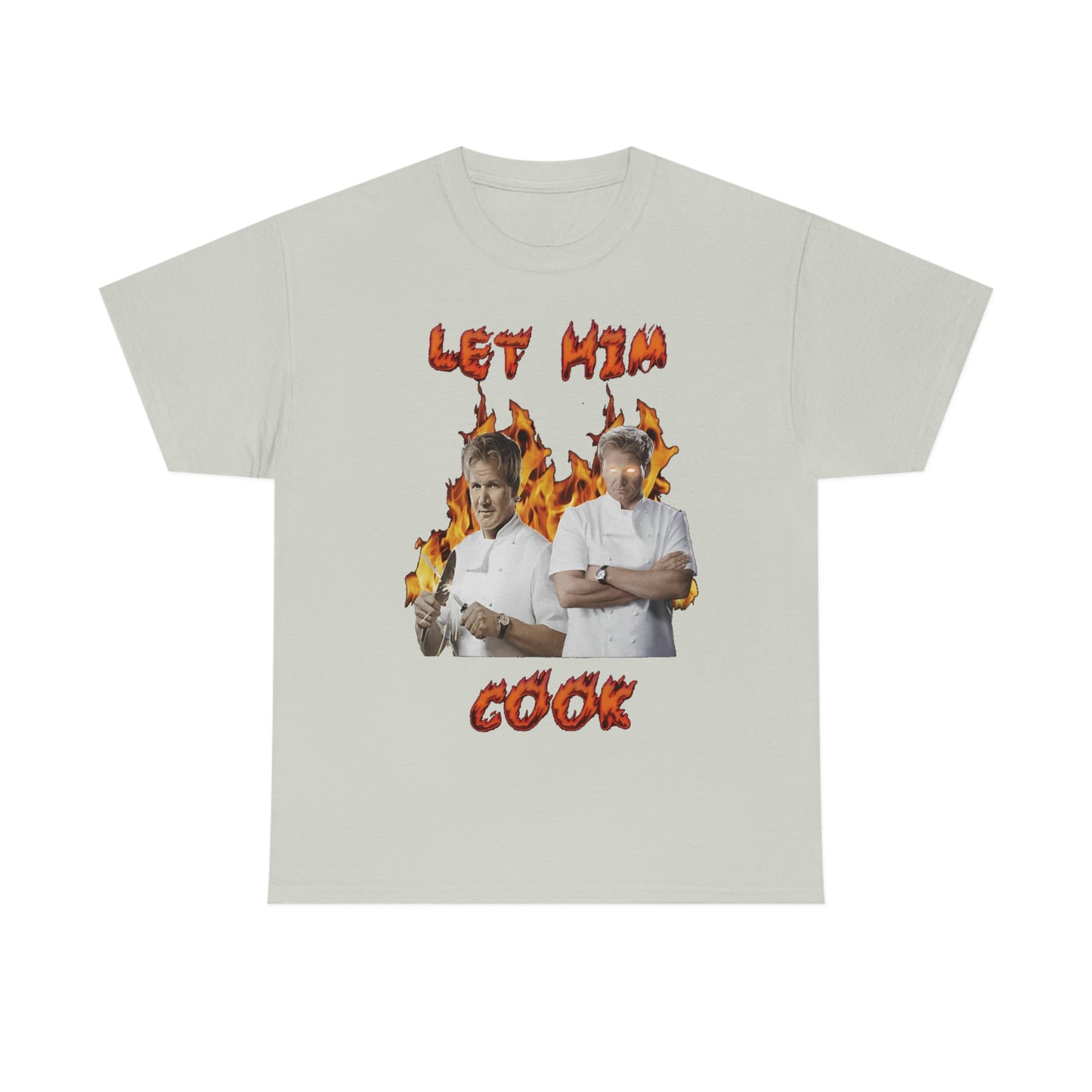 "Let Him Cook" Unisex Cotton Tee