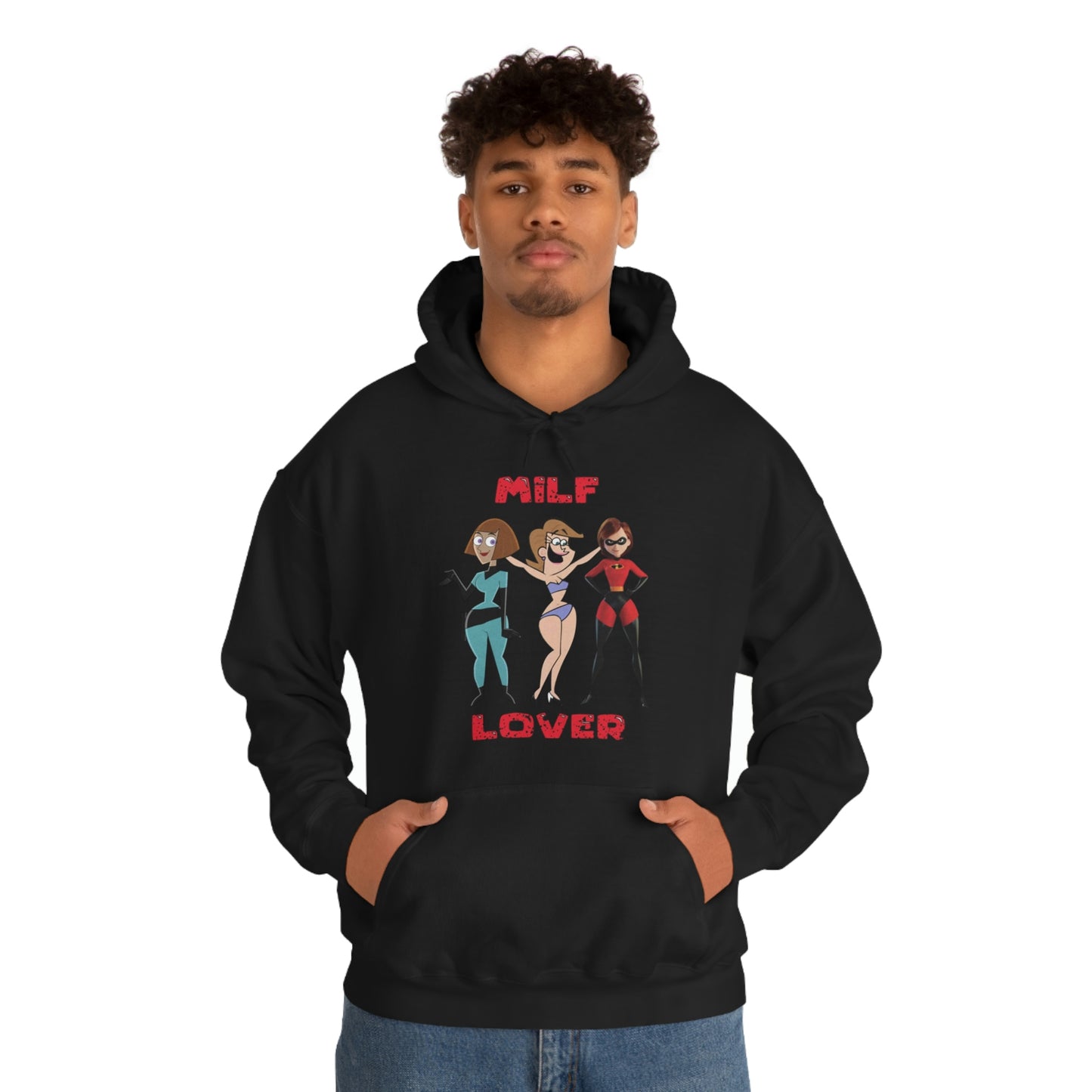 "MILF Lover" Unisex Hooded Sweatshirt