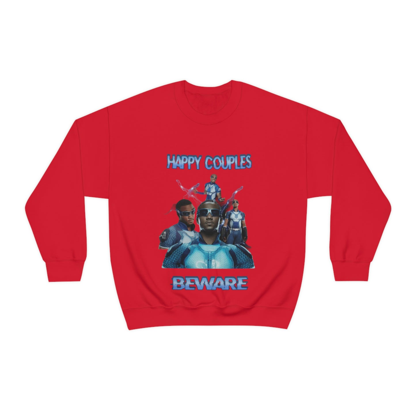 "Happy Couples Beware" Unisex Crewneck Sweatshirt