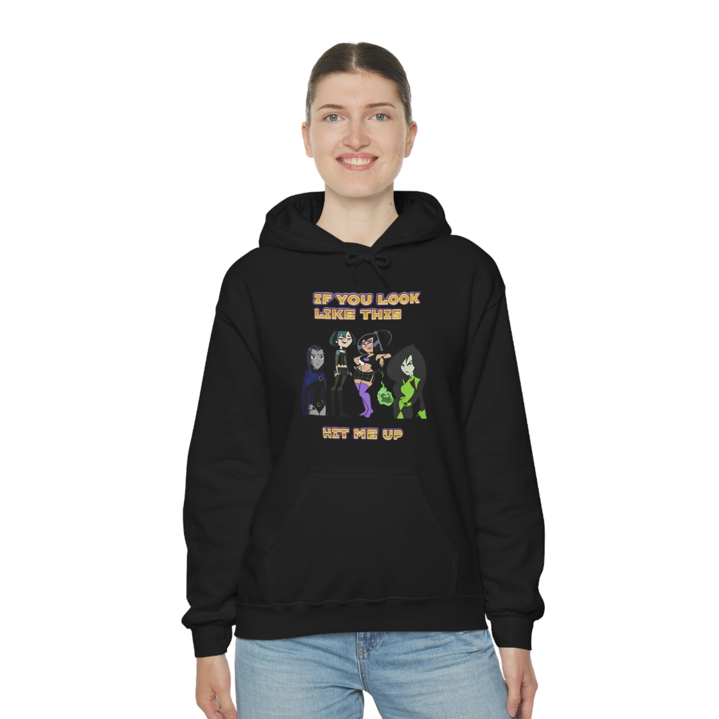 "If You Look Like This HMU" Unisex Hooded Sweatshirt