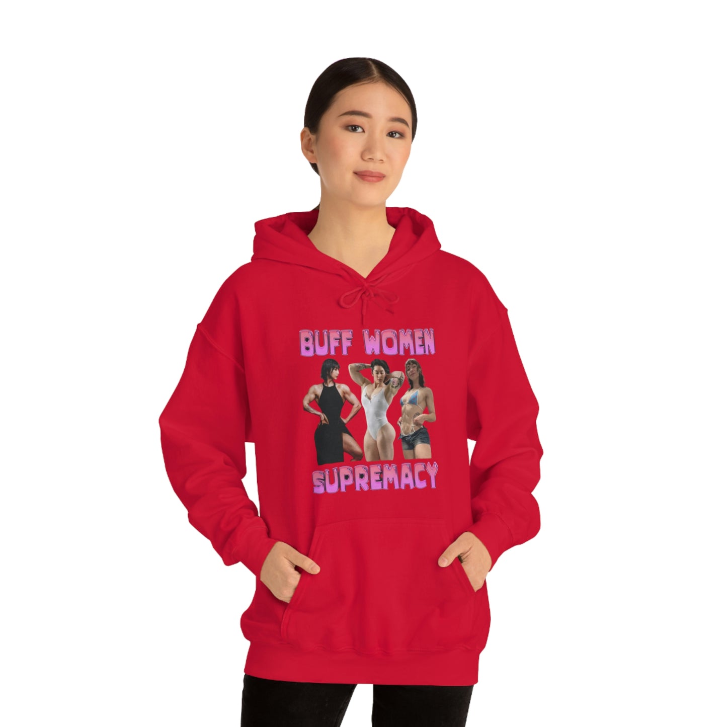 "Buff Woman Supremacy" Unisex Hooded Sweatshirt