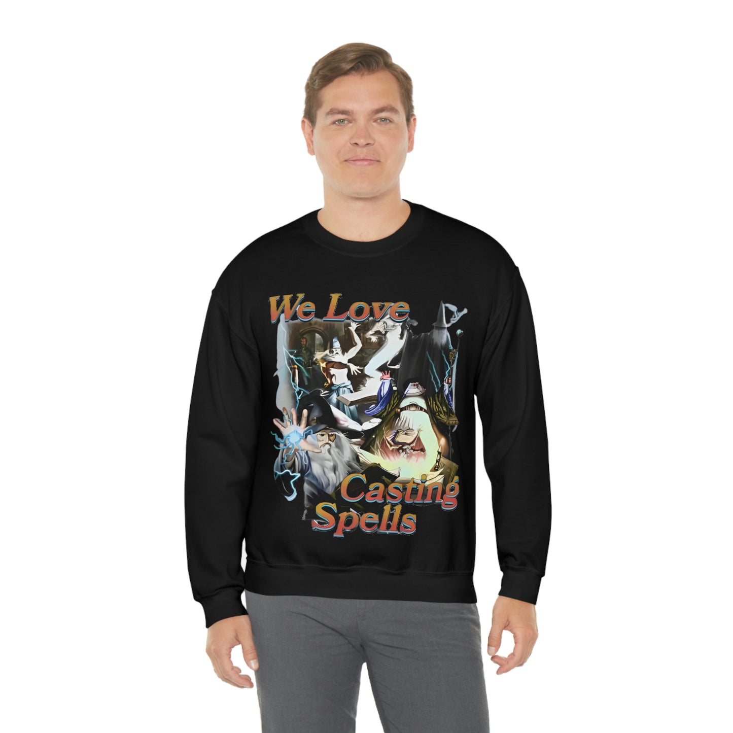 "We Love Casting Spells" Unisex Crewneck Sweatshirt