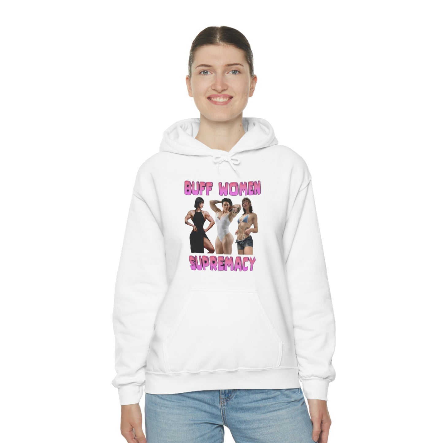 "Buff Woman Supremacy" Unisex Hooded Sweatshirt