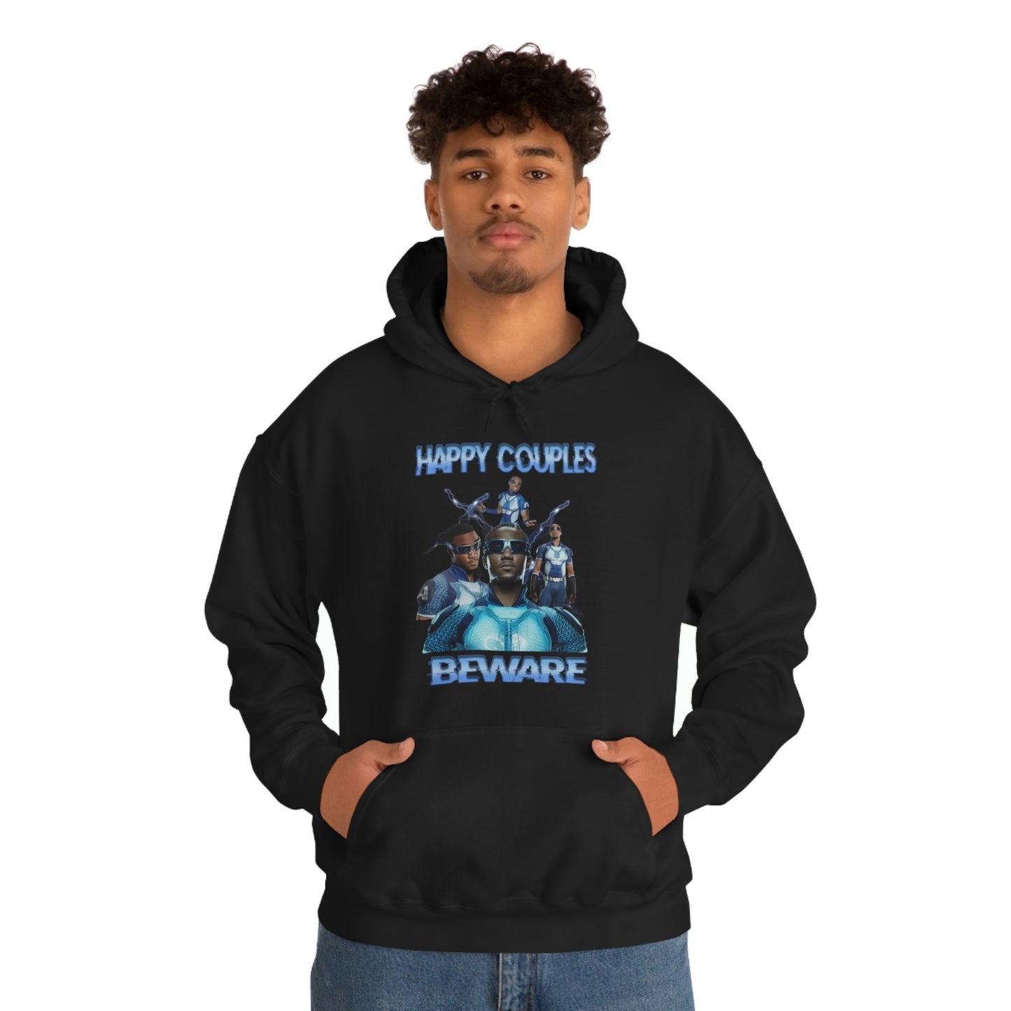 "Happy Couples Beware" Unisex Hooded Sweatshirt