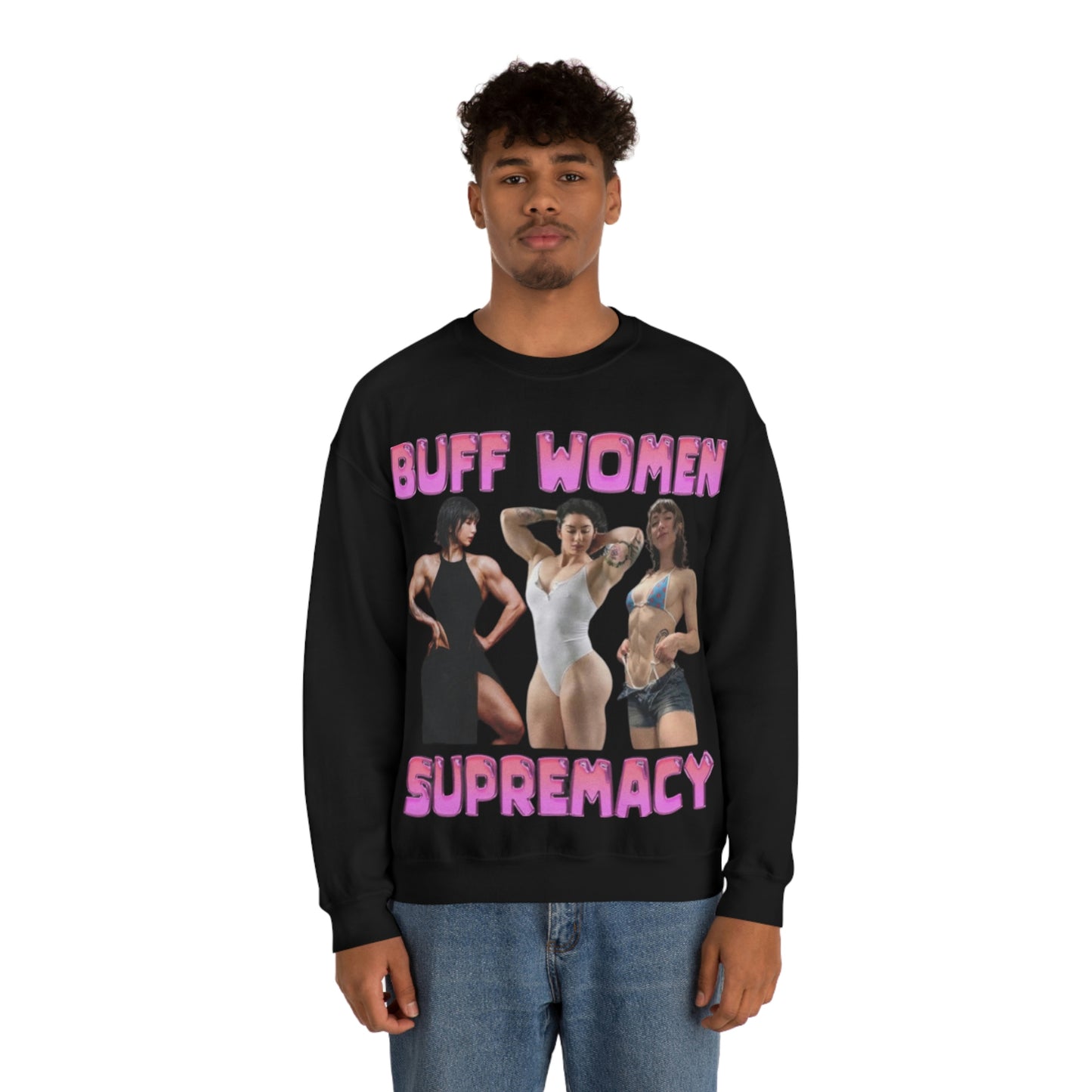 "Buff Woman Supremacy" Unisex Crewneck Sweatshirt