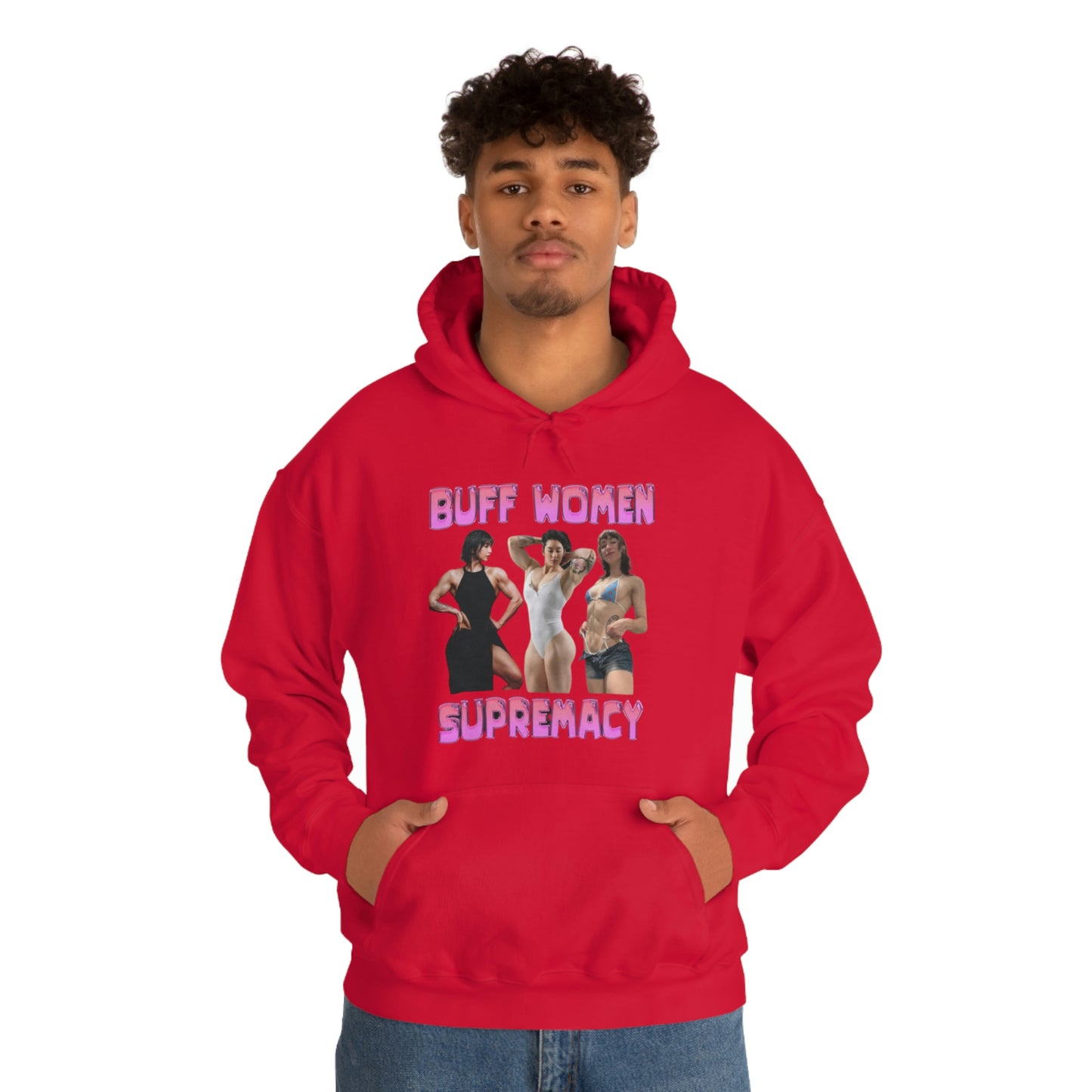 "Buff Woman Supremacy" Unisex Hooded Sweatshirt