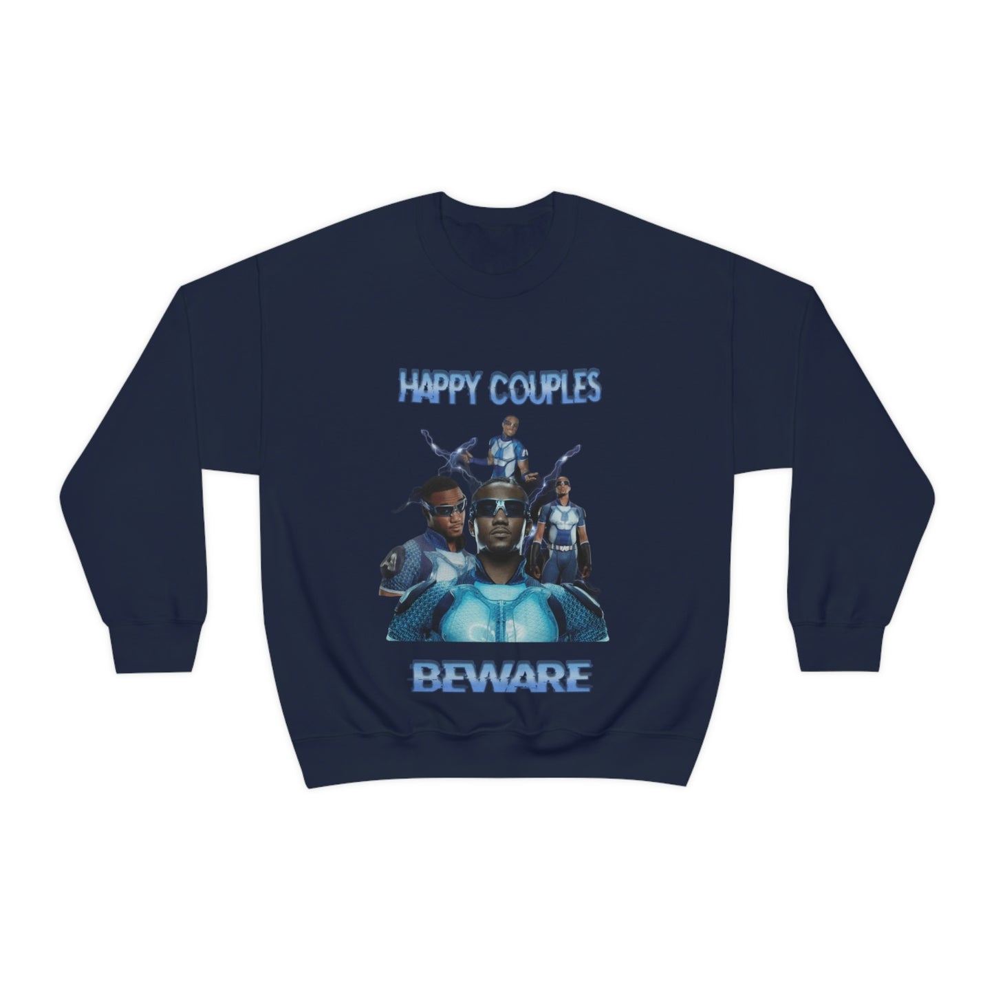 "Happy Couples Beware" Unisex Crewneck Sweatshirt