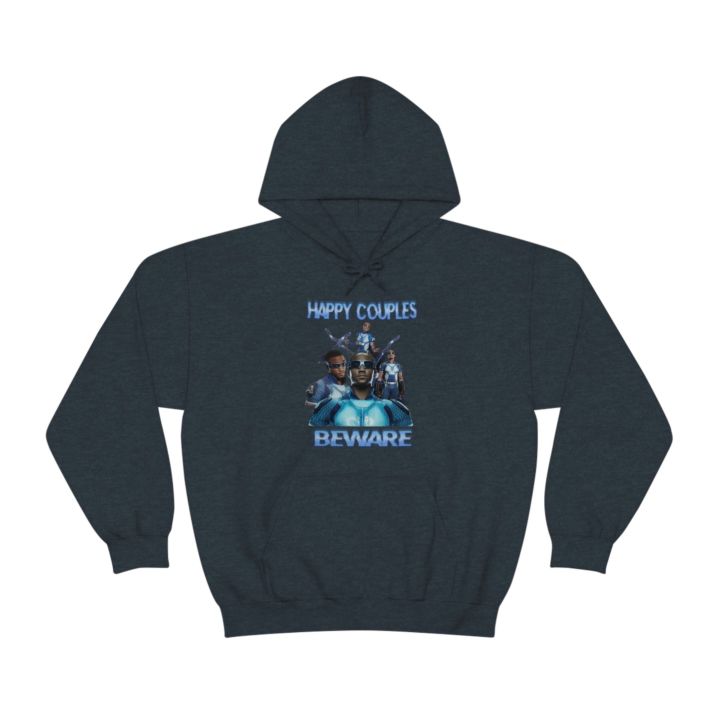 "Happy Couples Beware" Unisex Hooded Sweatshirt