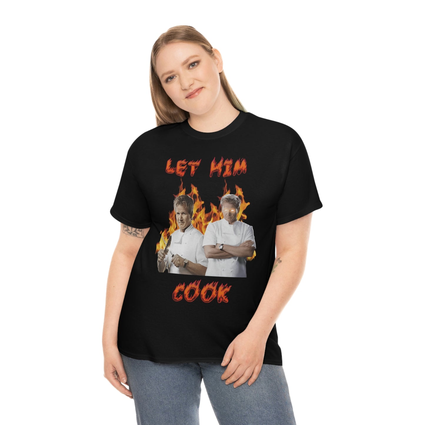 "Let Him Cook" Unisex Cotton Tee