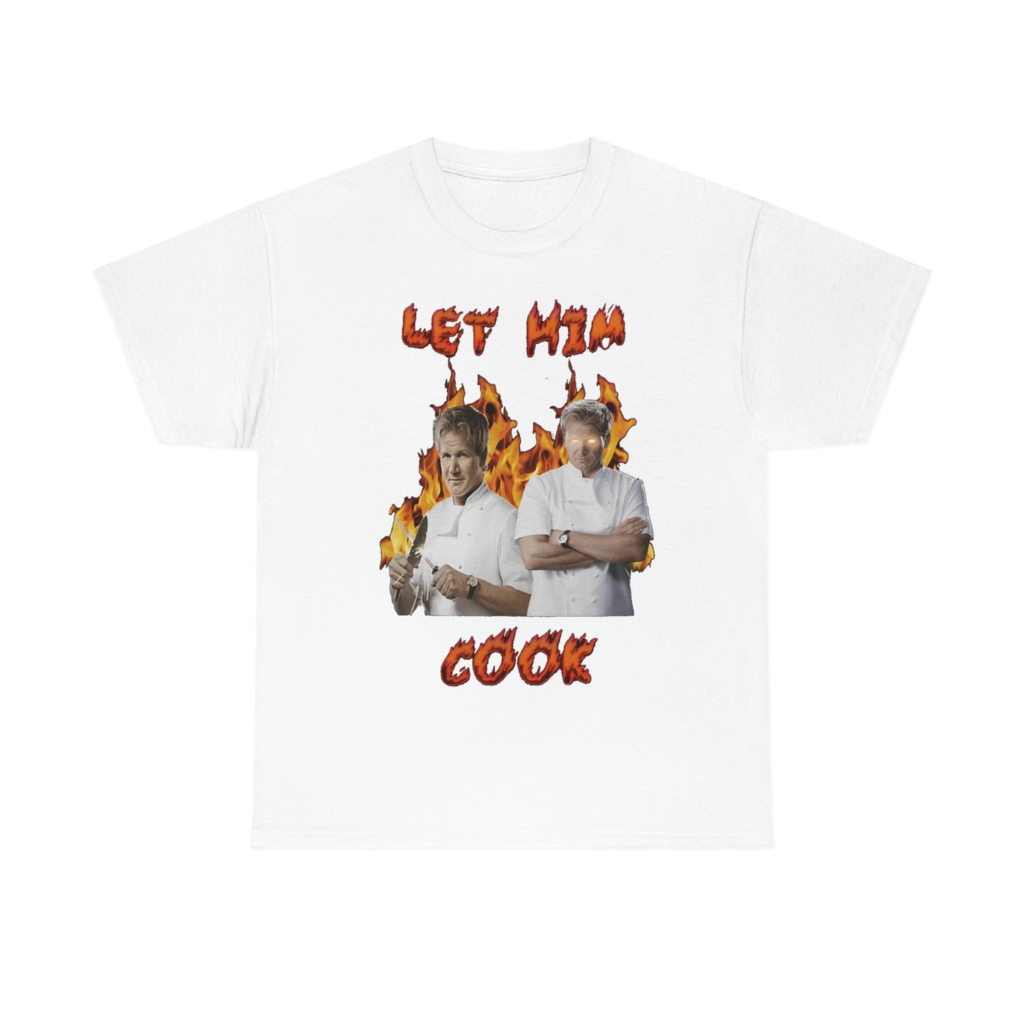 "Let Him Cook" Unisex Cotton Tee