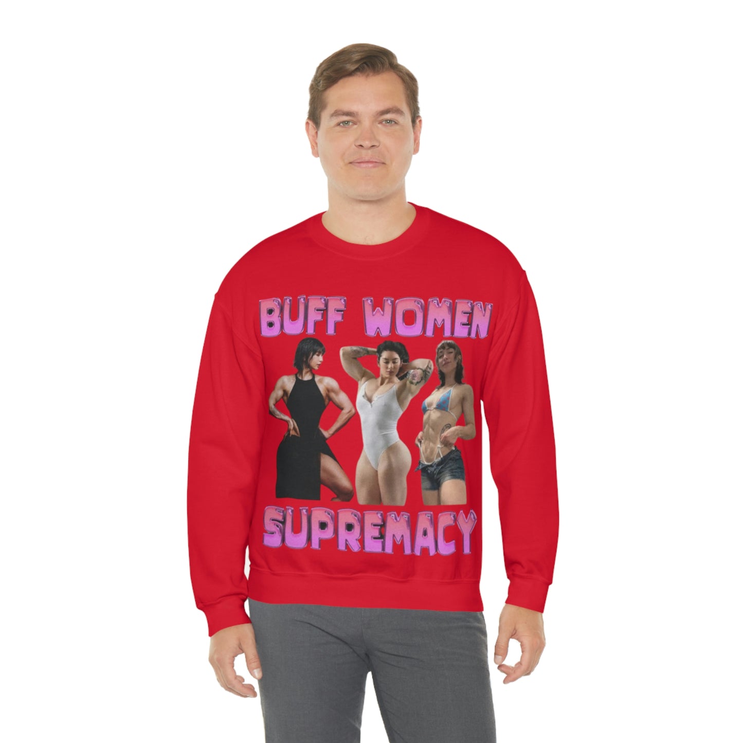 "Buff Woman Supremacy" Unisex Crewneck Sweatshirt