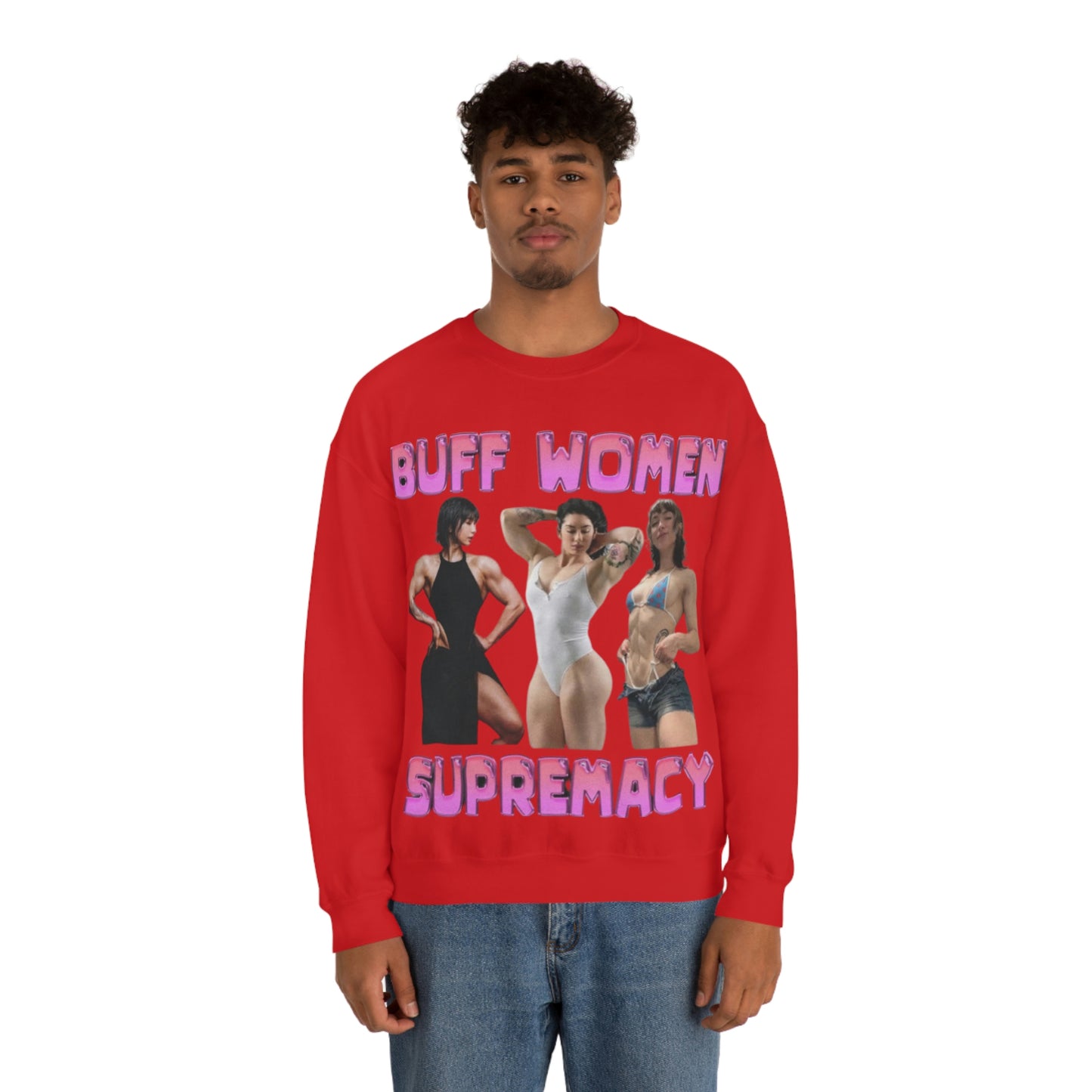 "Buff Woman Supremacy" Unisex Crewneck Sweatshirt