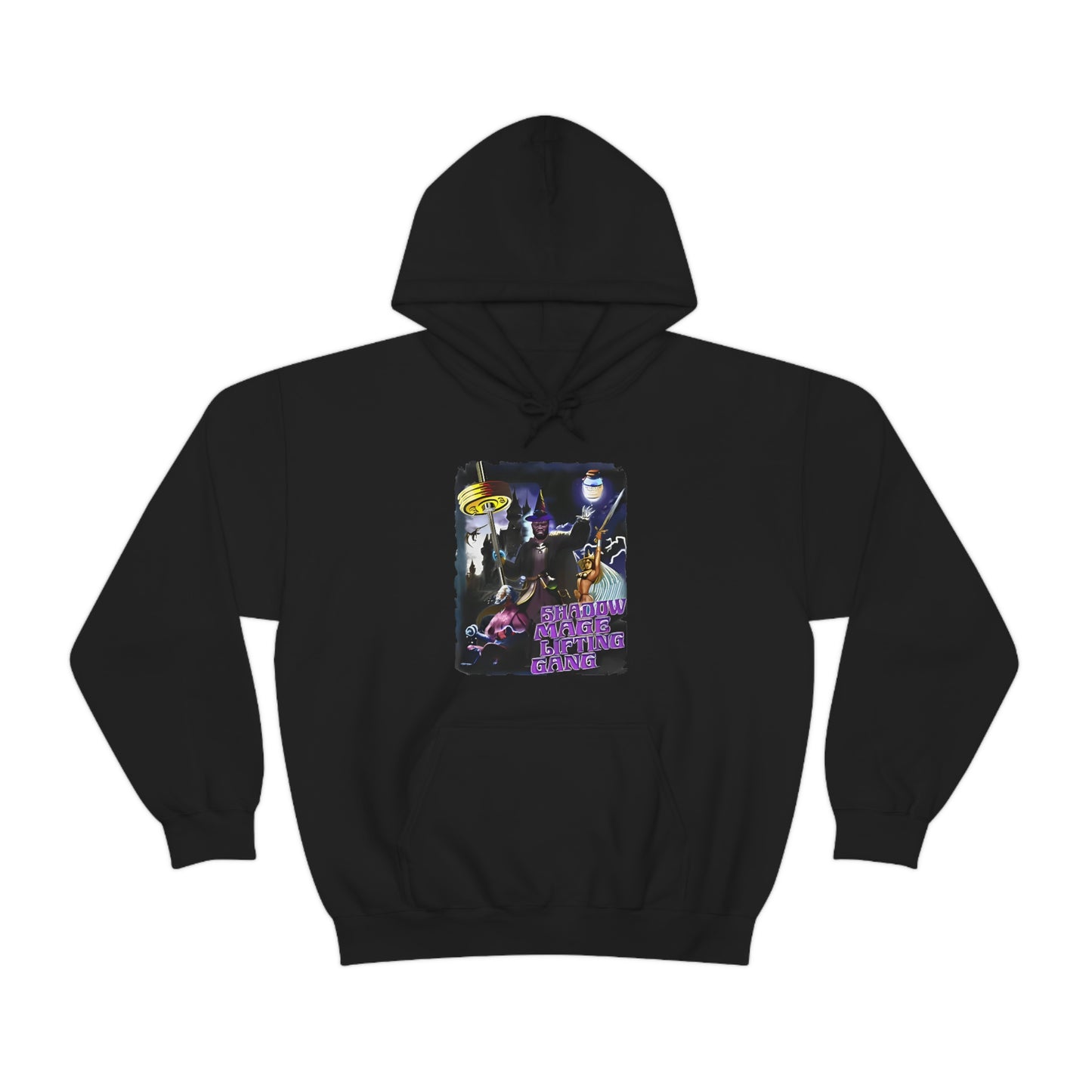 "Shadow Mage Lifting Gang" Unisex Hooded Sweatshirt