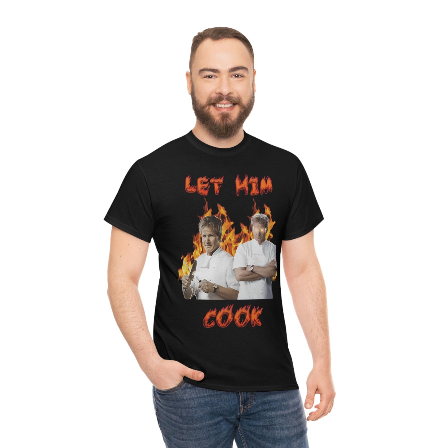 "Let Him Cook" Unisex Cotton Tee