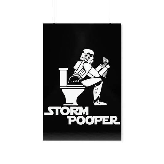 "Storm Pooper" Premium Matte Vertical Poster