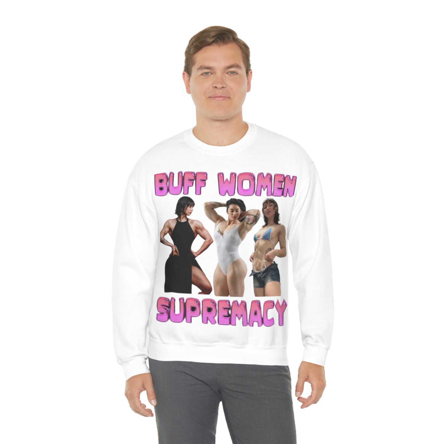 "Buff Woman Supremacy" Unisex Crewneck Sweatshirt