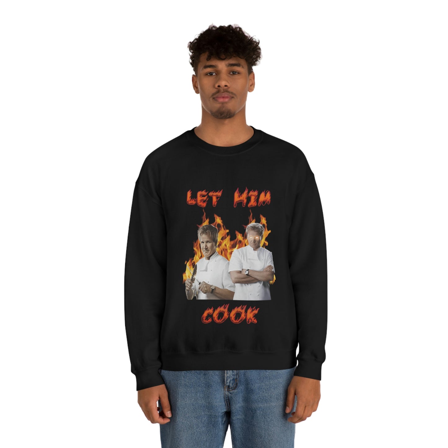 "Let Him Cook" Unisex Crewneck Sweatshirt