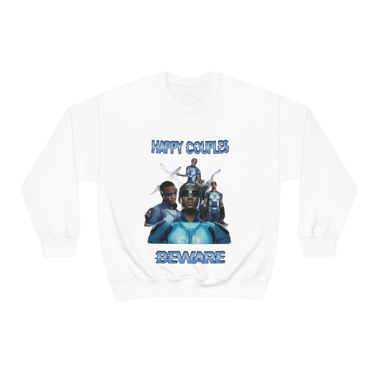 "Happy Couples Beware" Unisex Crewneck Sweatshirt