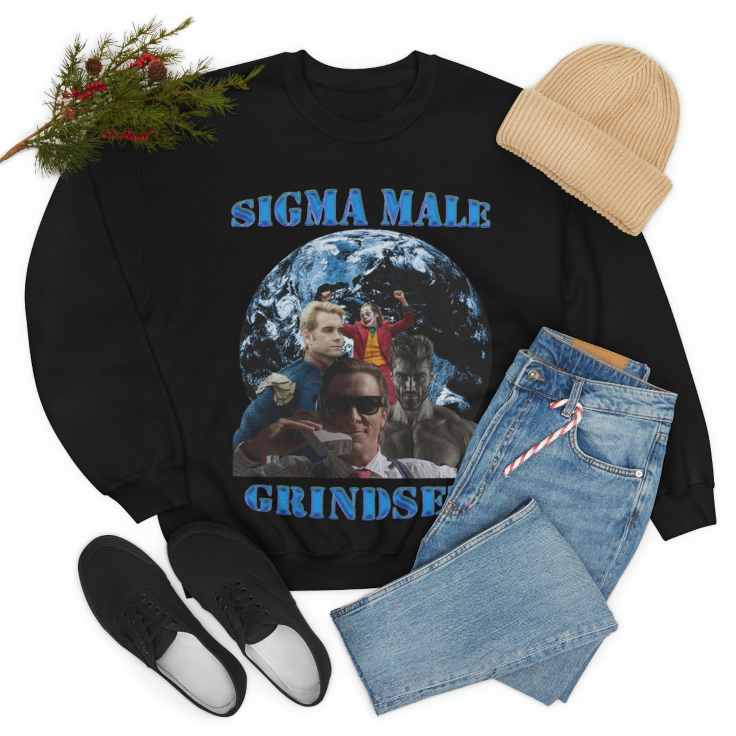 "Sigma Male Grindset" Unisex Crewneck Sweatshirt