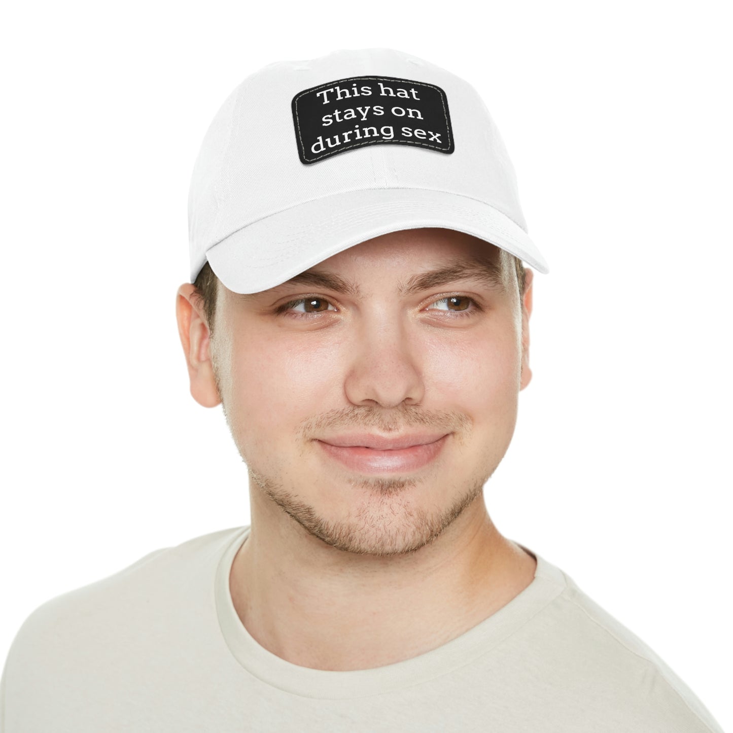 "This Hat Stays On During Sex" Dad Hat