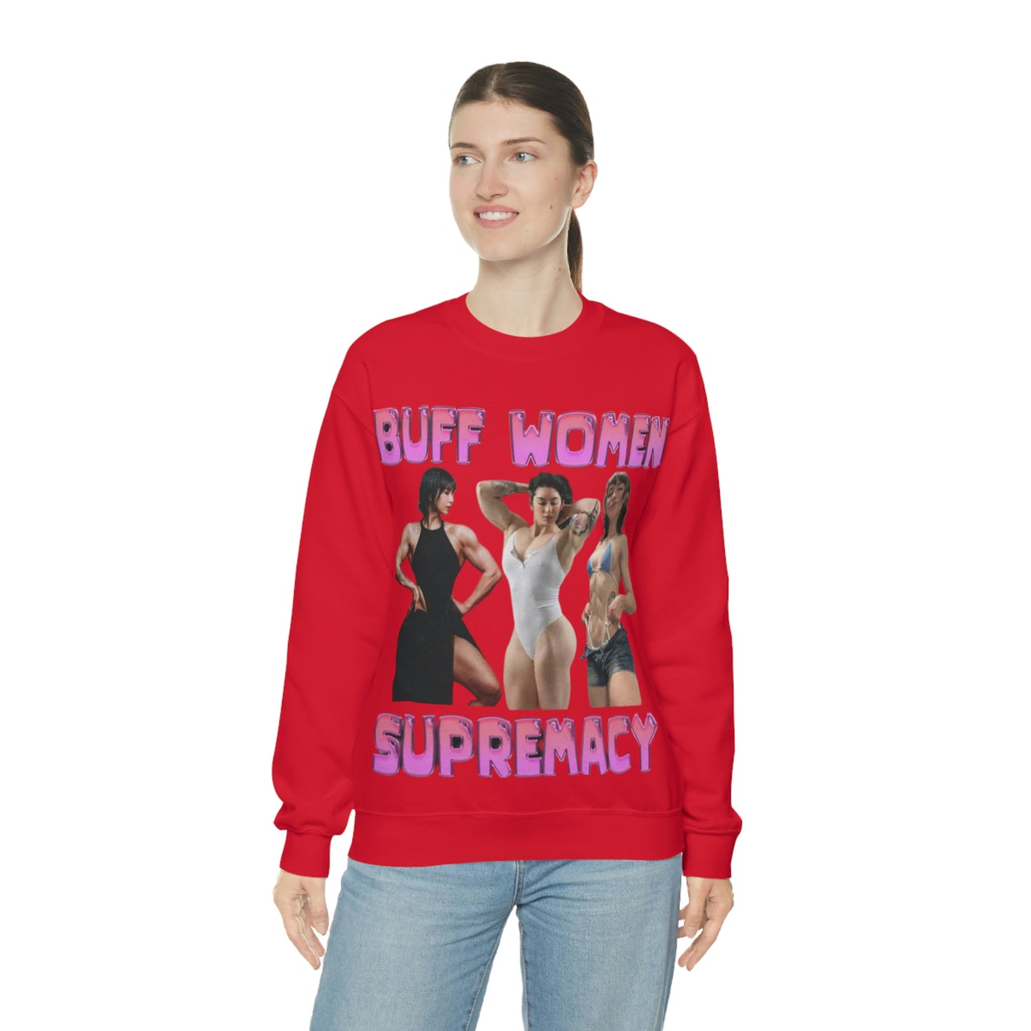 "Buff Woman Supremacy" Unisex Crewneck Sweatshirt