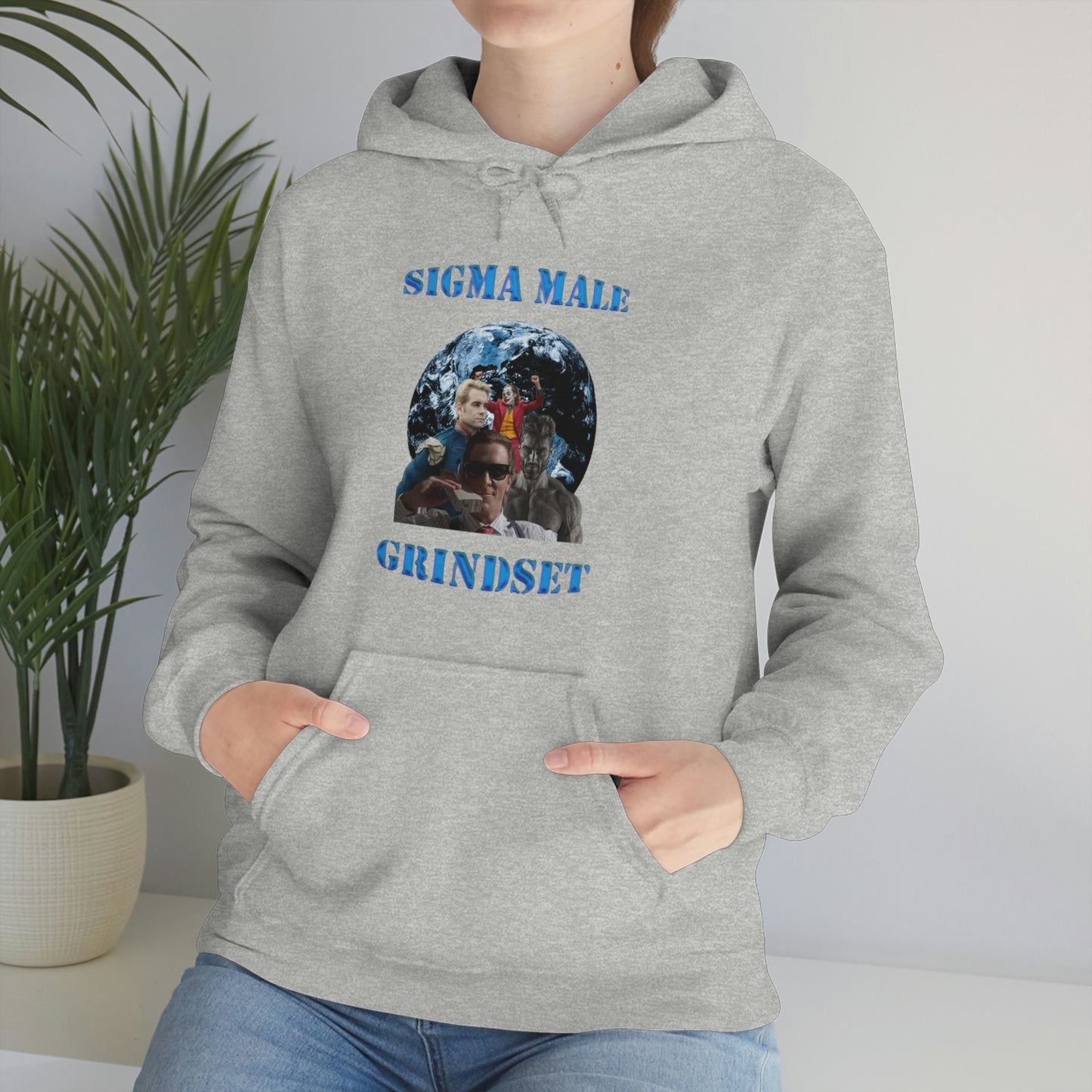 "Sigma Male Grindset" Unisex Hooded Sweatshirt