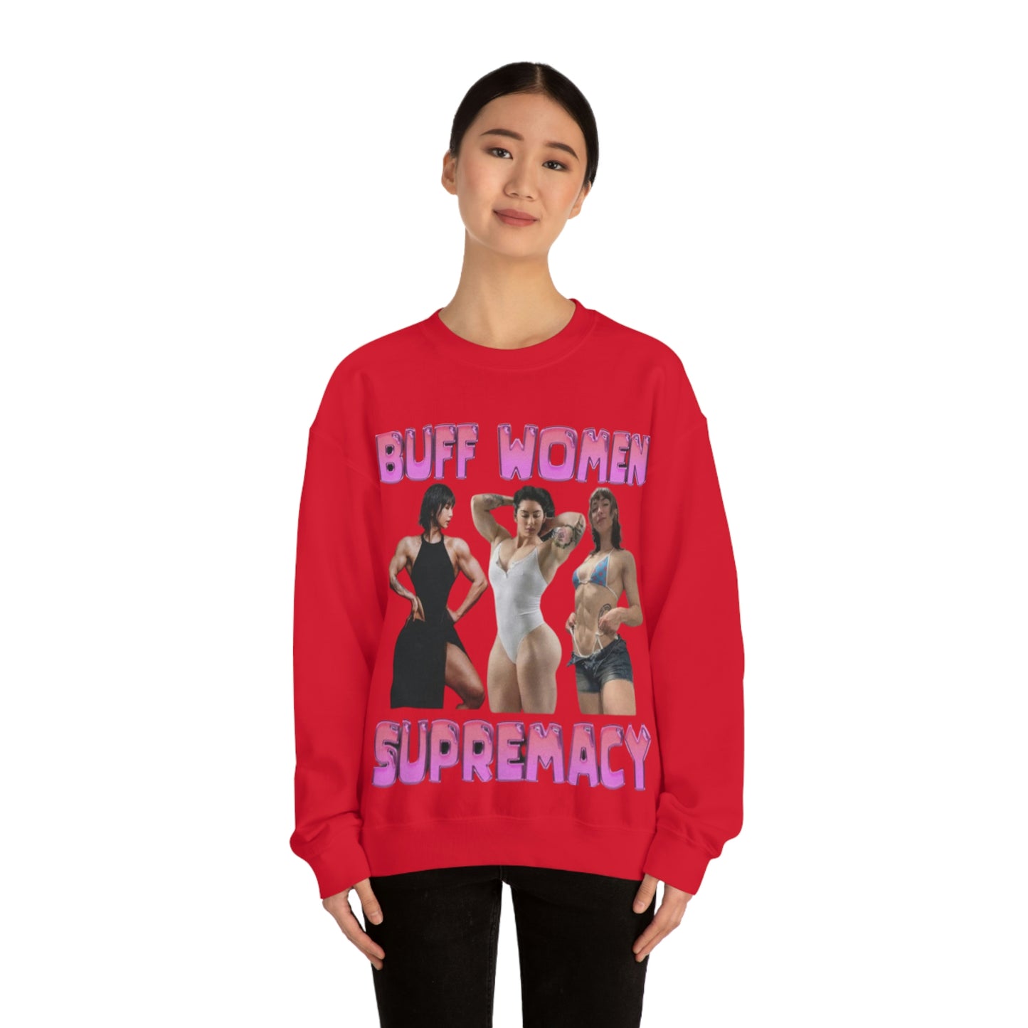 "Buff Woman Supremacy" Unisex Crewneck Sweatshirt