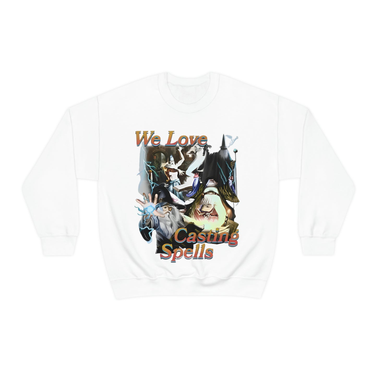 "We Love Casting Spells" Unisex Crewneck Sweatshirt