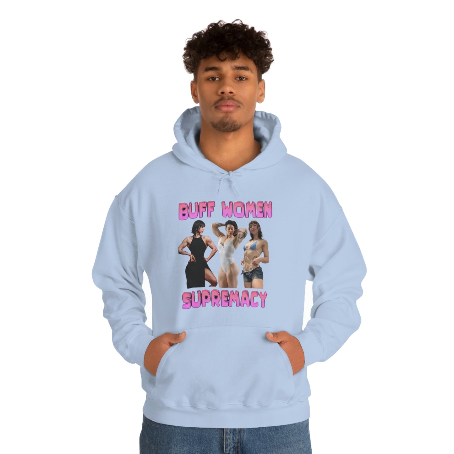 "Buff Woman Supremacy" Unisex Hooded Sweatshirt