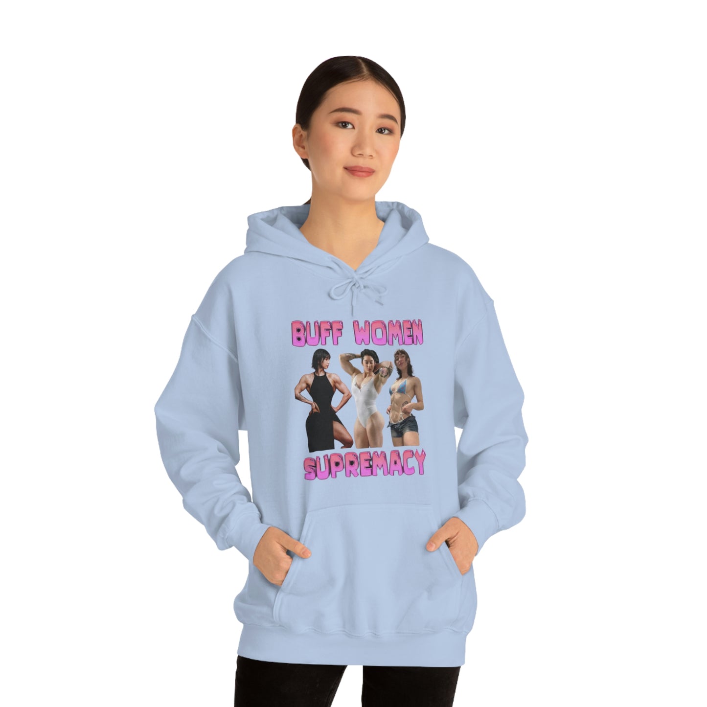 "Buff Woman Supremacy" Unisex Hooded Sweatshirt