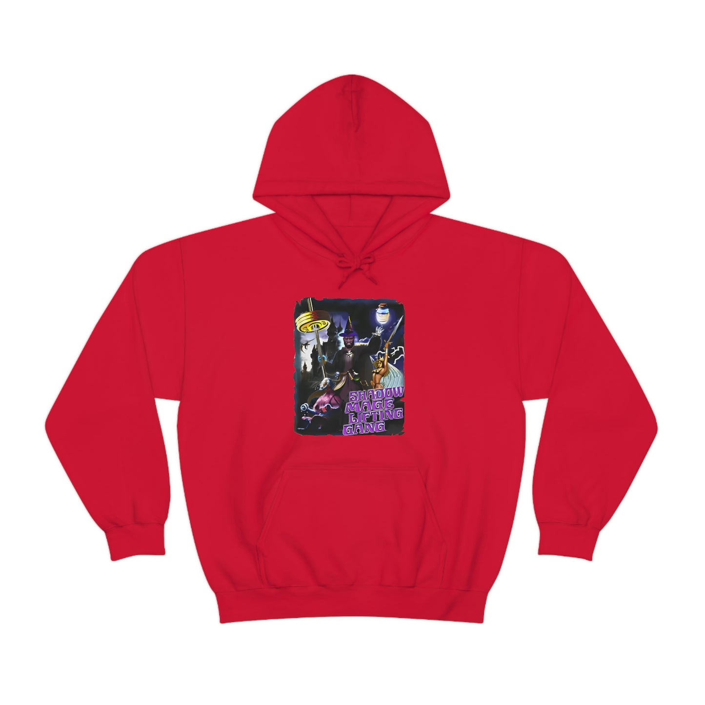 "Shadow Mage Lifting Gang" Unisex Hooded Sweatshirt