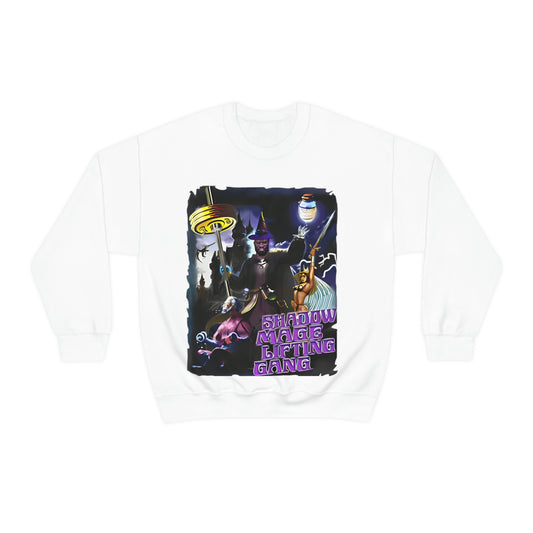 "Shadow Mage Lifting Gang" Unisex Crewneck Sweatshirt