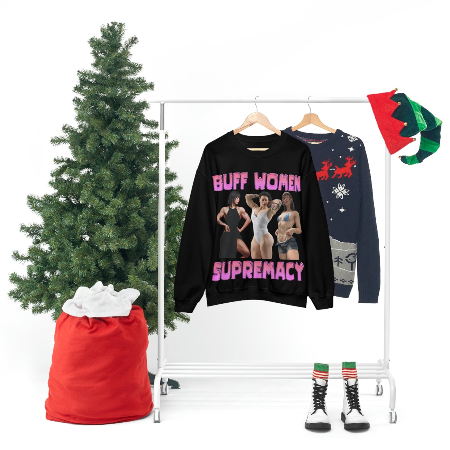 "Buff Woman Supremacy" Unisex Crewneck Sweatshirt