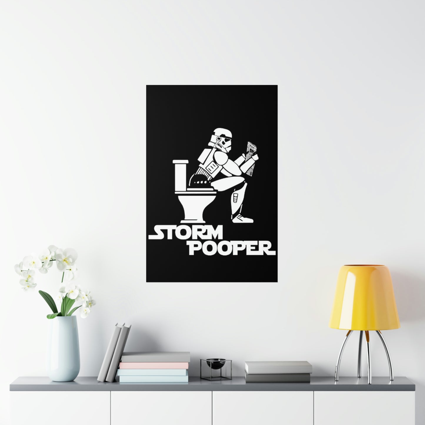 "Storm Pooper" Premium Matte Vertical Poster