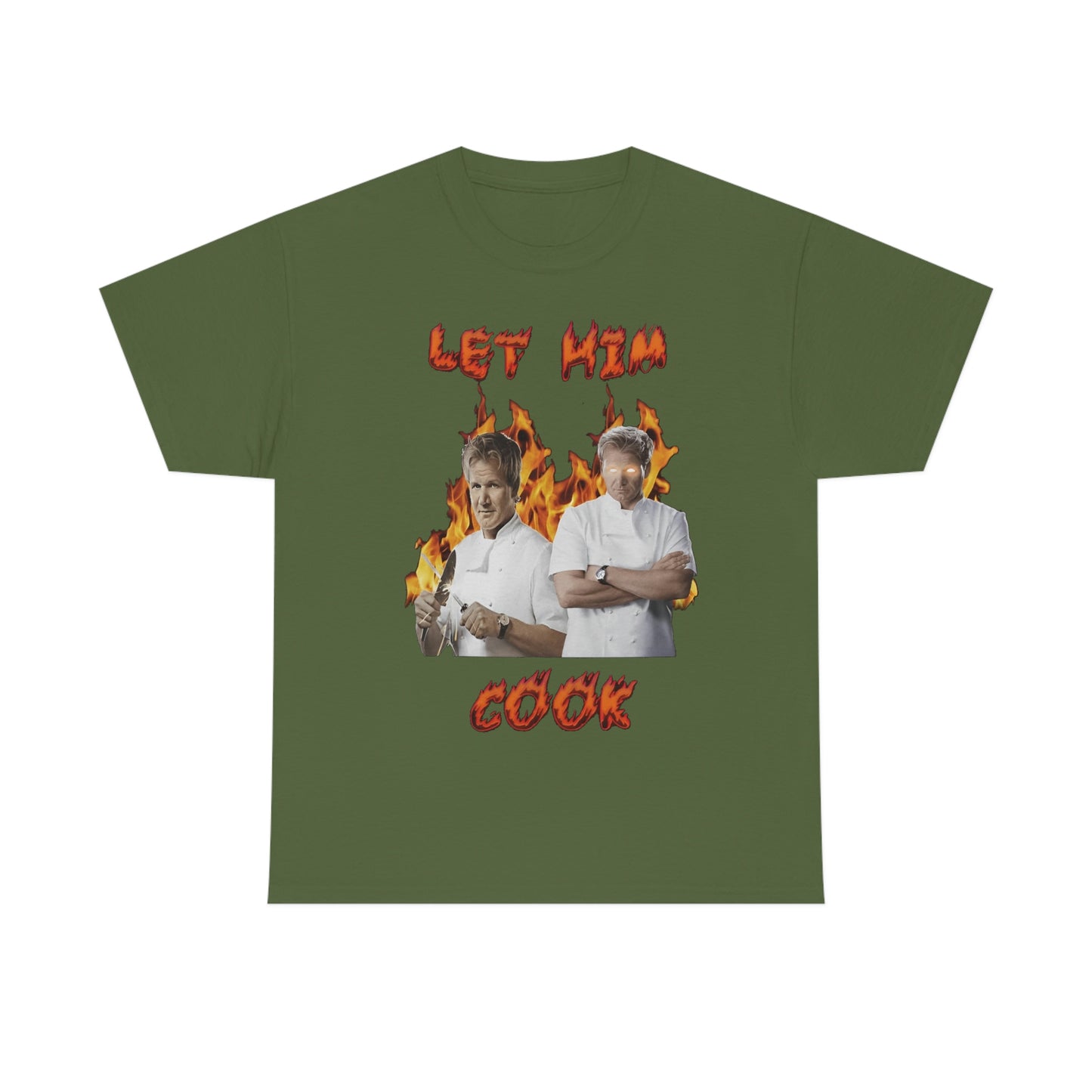 "Let Him Cook" Unisex Cotton Tee