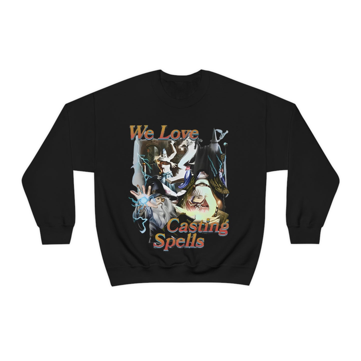 "We Love Casting Spells" Unisex Crewneck Sweatshirt