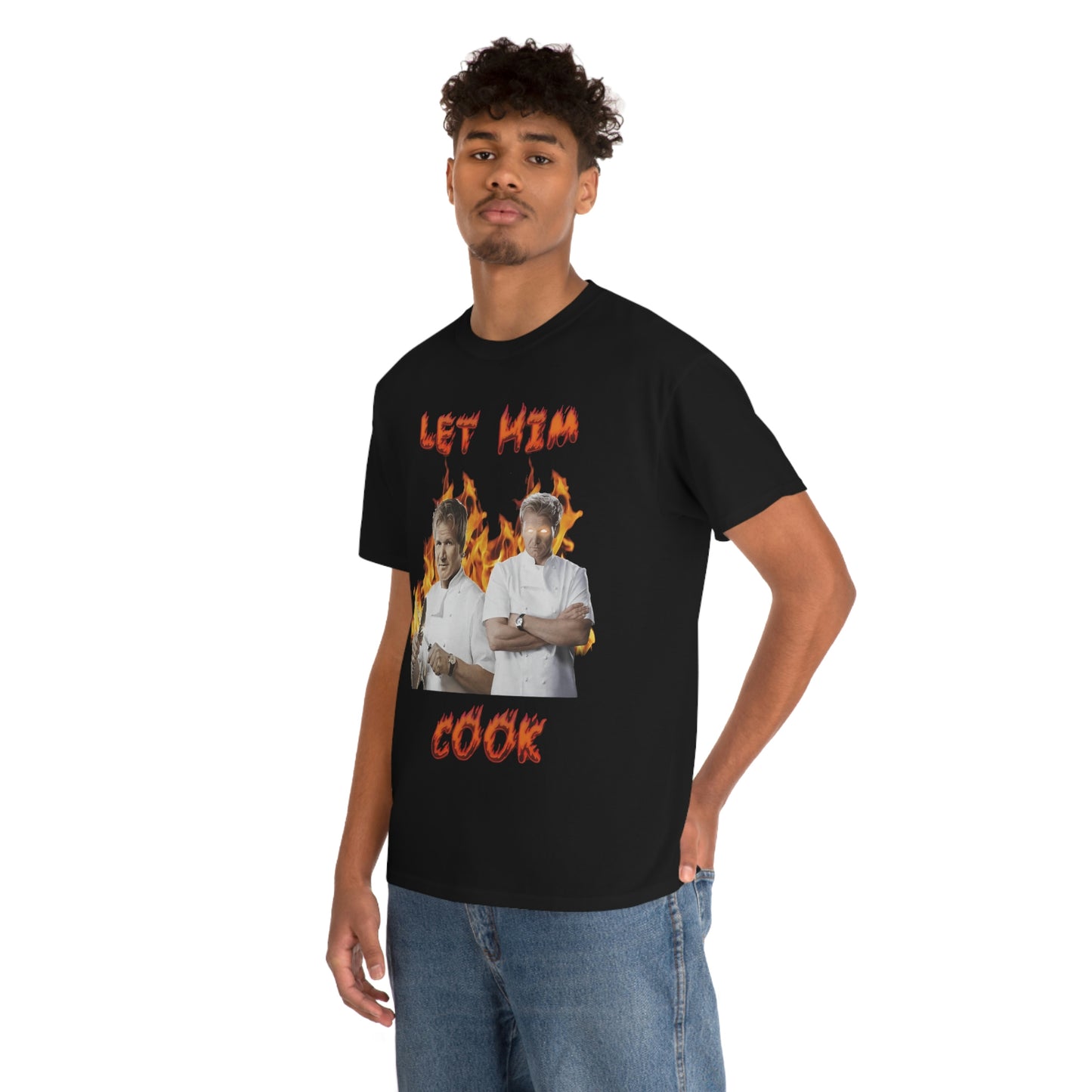 "Let Him Cook" Unisex Cotton Tee