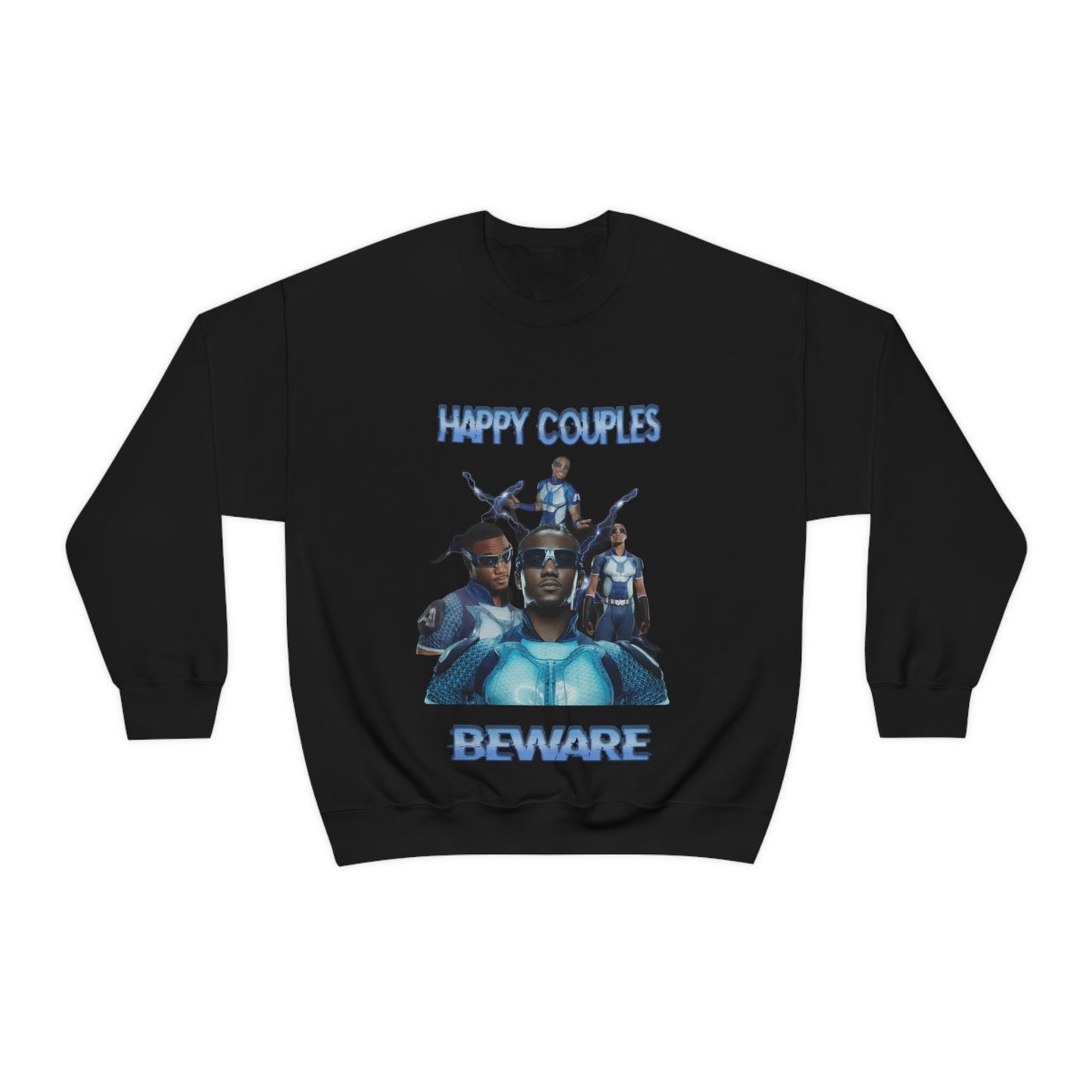 "Happy Couples Beware" Unisex Crewneck Sweatshirt