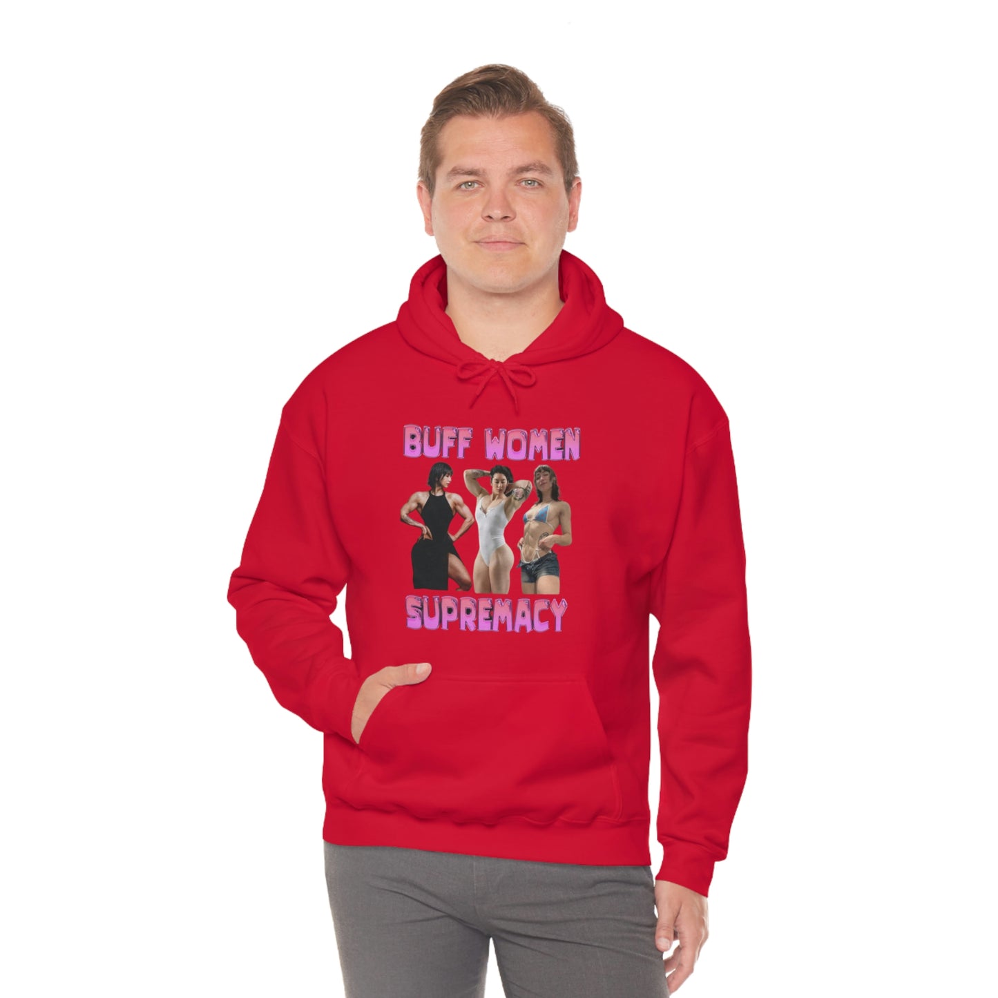 "Buff Woman Supremacy" Unisex Hooded Sweatshirt