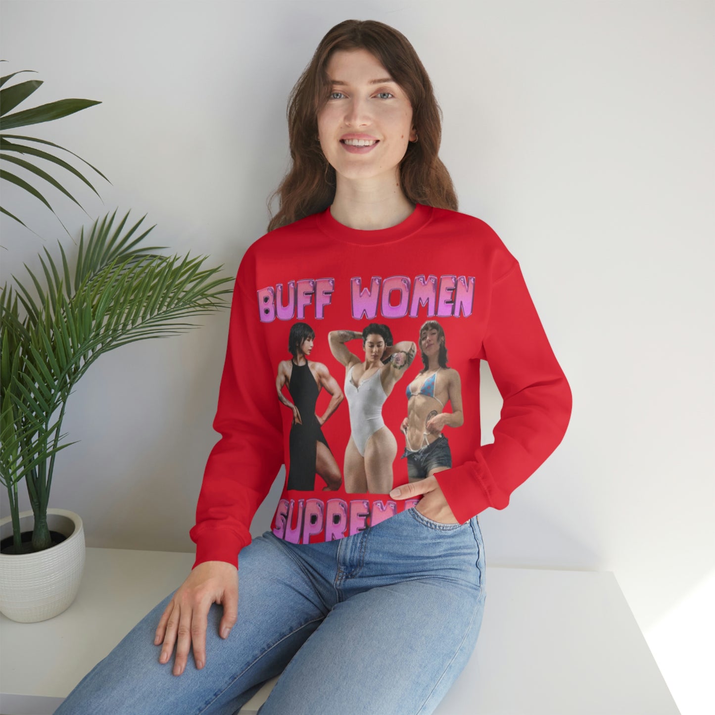 "Buff Woman Supremacy" Unisex Crewneck Sweatshirt