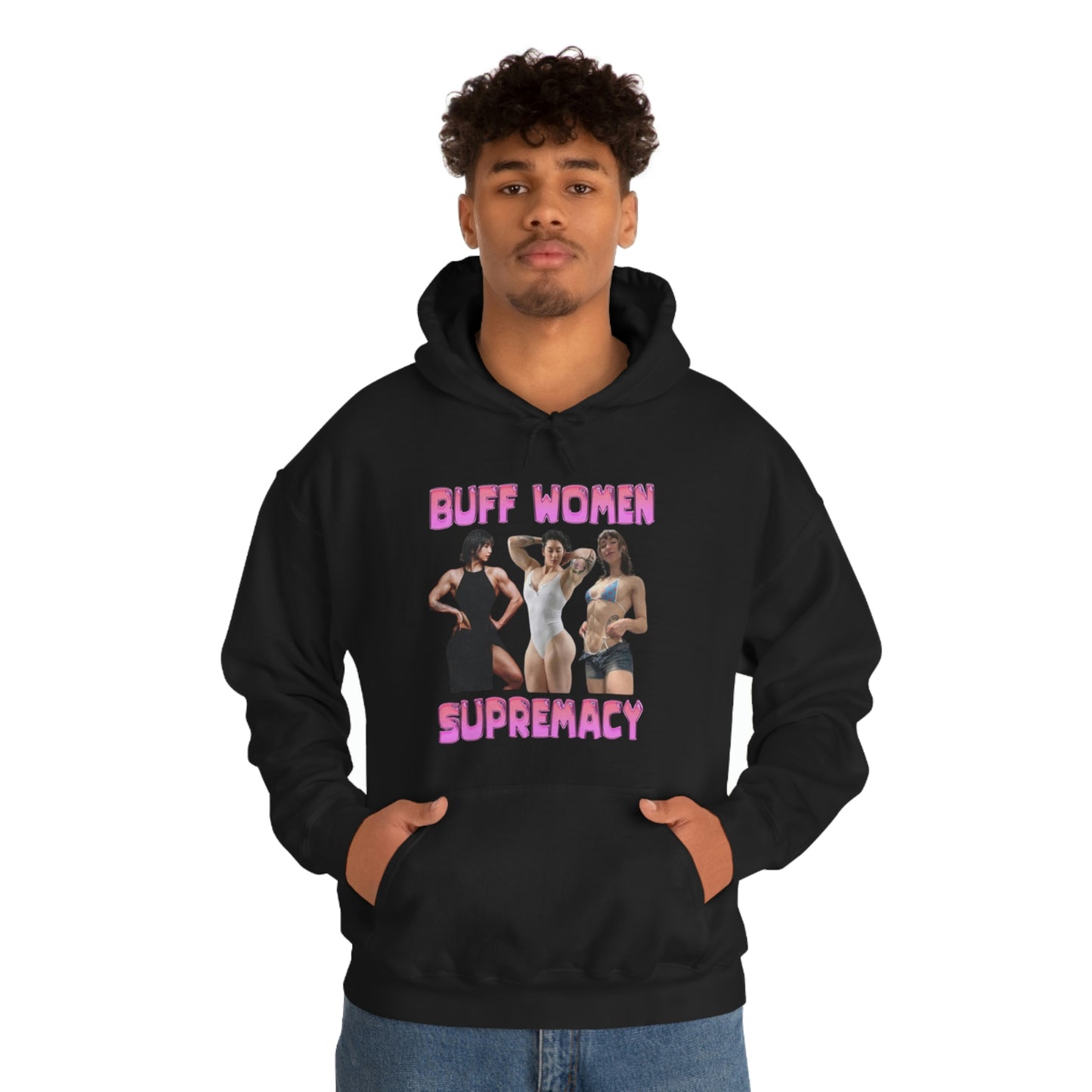 "Buff Woman Supremacy" Unisex Hooded Sweatshirt