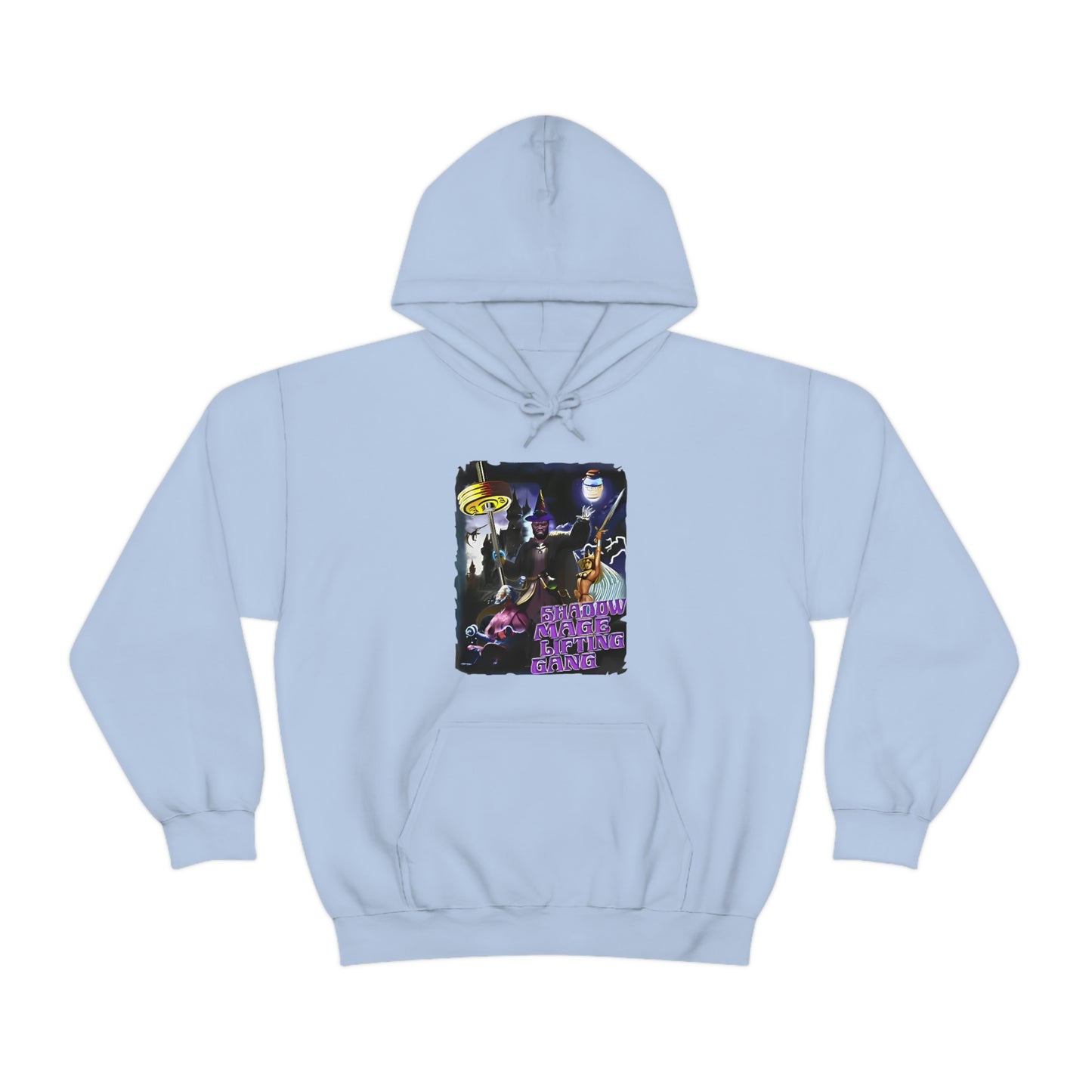 "Shadow Mage Lifting Gang" Unisex Hooded Sweatshirt