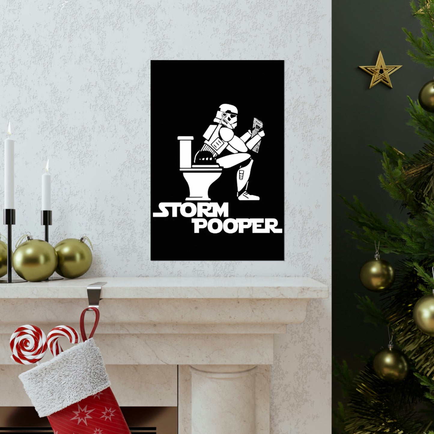 "Storm Pooper" Premium Matte Vertical Poster