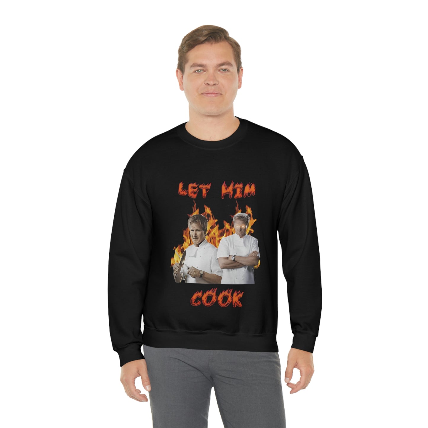 "Let Him Cook" Unisex Crewneck Sweatshirt