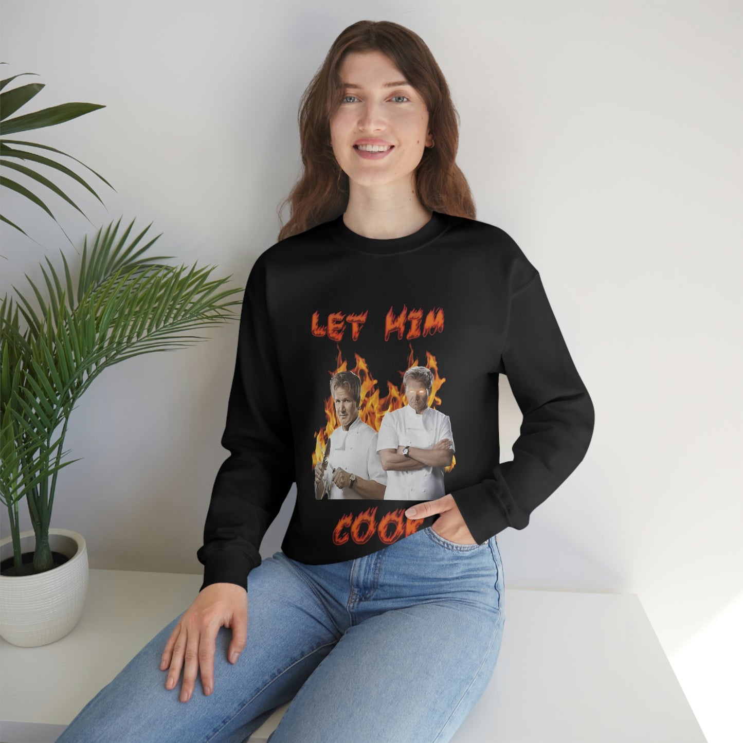 "Let Him Cook" Unisex Crewneck Sweatshirt