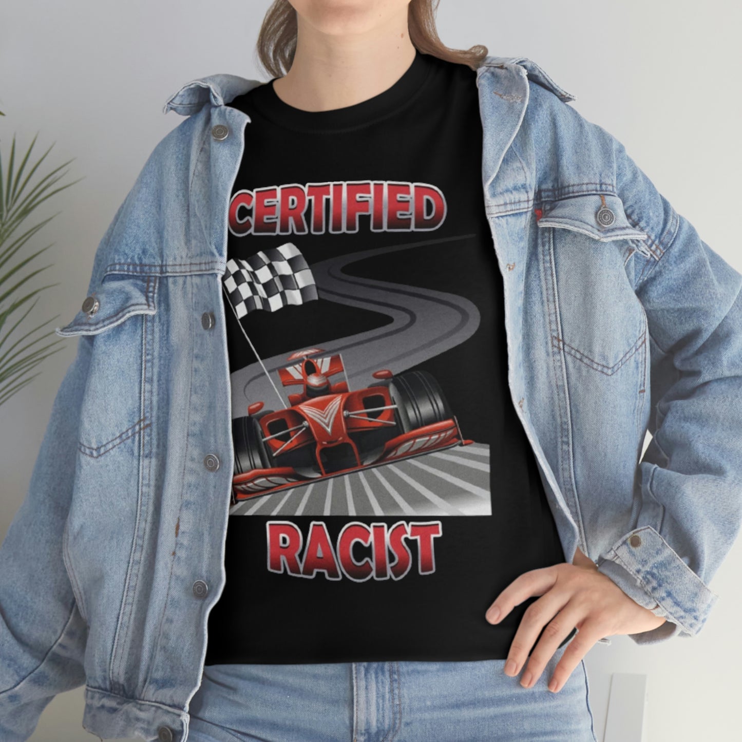 "Certified Racist" Unisex Cotton Tee