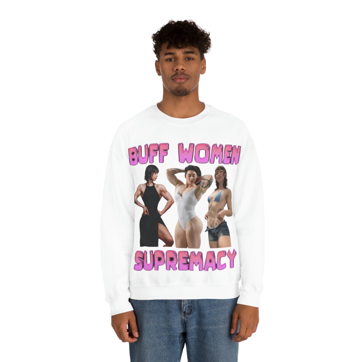 "Buff Woman Supremacy" Unisex Crewneck Sweatshirt